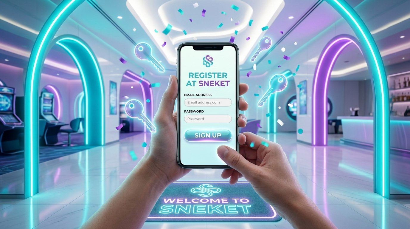 Register at Sneket — sign-up bonus