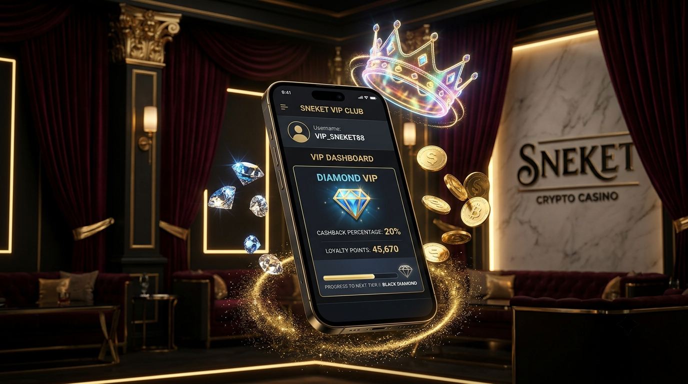 Sneket VIP club — cashback and loyalty tiers